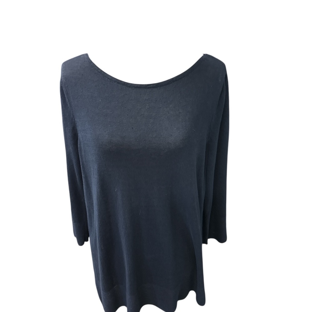 J. Jill Midnight Blue Long Sleeve Top